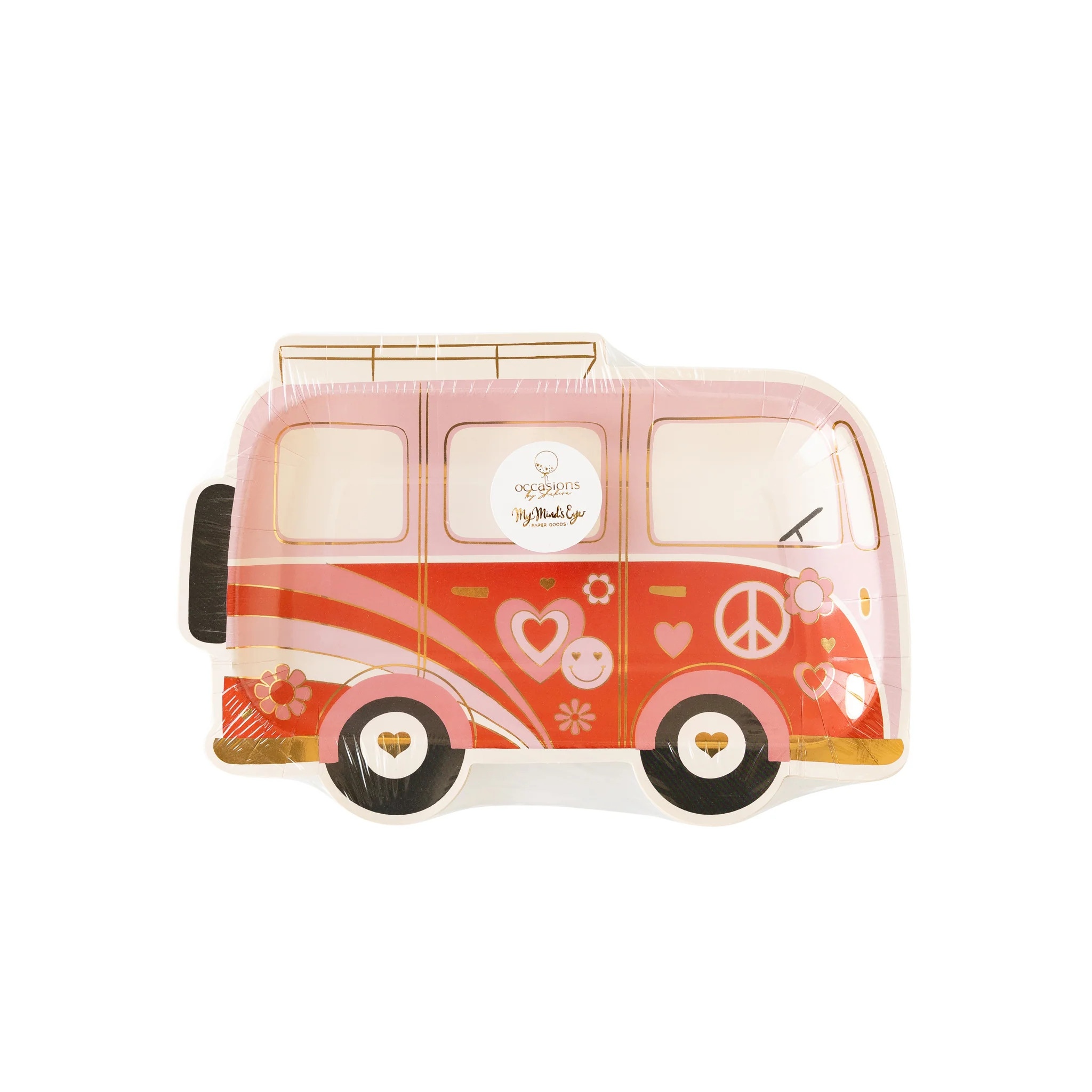 Occasions by Shakira - Love Bus Paper Plate | My Mind's Eye