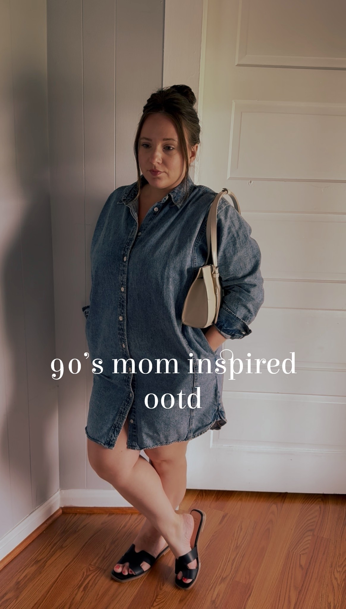 I’m actually in love with my 90’s mom inspired OOTD from today! 
This Jean dress came from Target a couple of years ago but I’ve linked similar options!

OOTD
Outfit inspo
WFH outfit
Mom fit

#LTKStyleTip #LTKMidsize