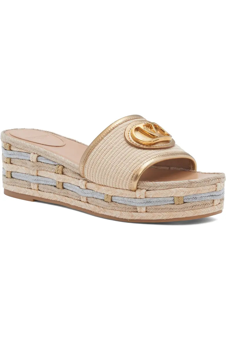 VLOGO Flatform Espadrille Slide Sandal (Women) | Nordstrom | Nordstrom