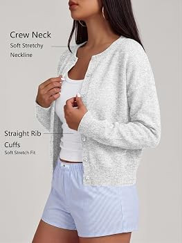Trendy Queen Cropped Cardigan Sweaters for Women Fall Fashion Clothes 2026 | Amazon (US)