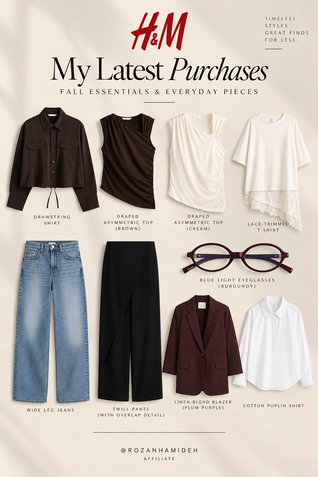 My latest H&M finds 🤎 So many good pieces for fall, and of course I had to grab a few while they’re on sale! Linking everything I picked up + a few pieces I’m loving below. 🛍️✨

#LTKfinds #HM #FallFashion #ModestFashion #LTKstyle