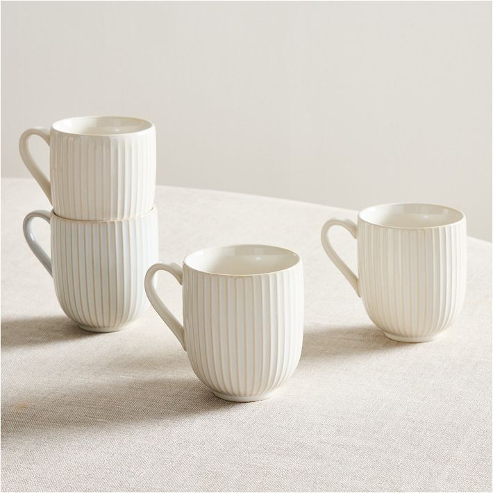 Textured Stoneware Mug Sets | West Elm (US)