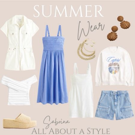 Stylish Summer wear. Great summer pieces. #summer #fashion #dresses #travel #vacation 