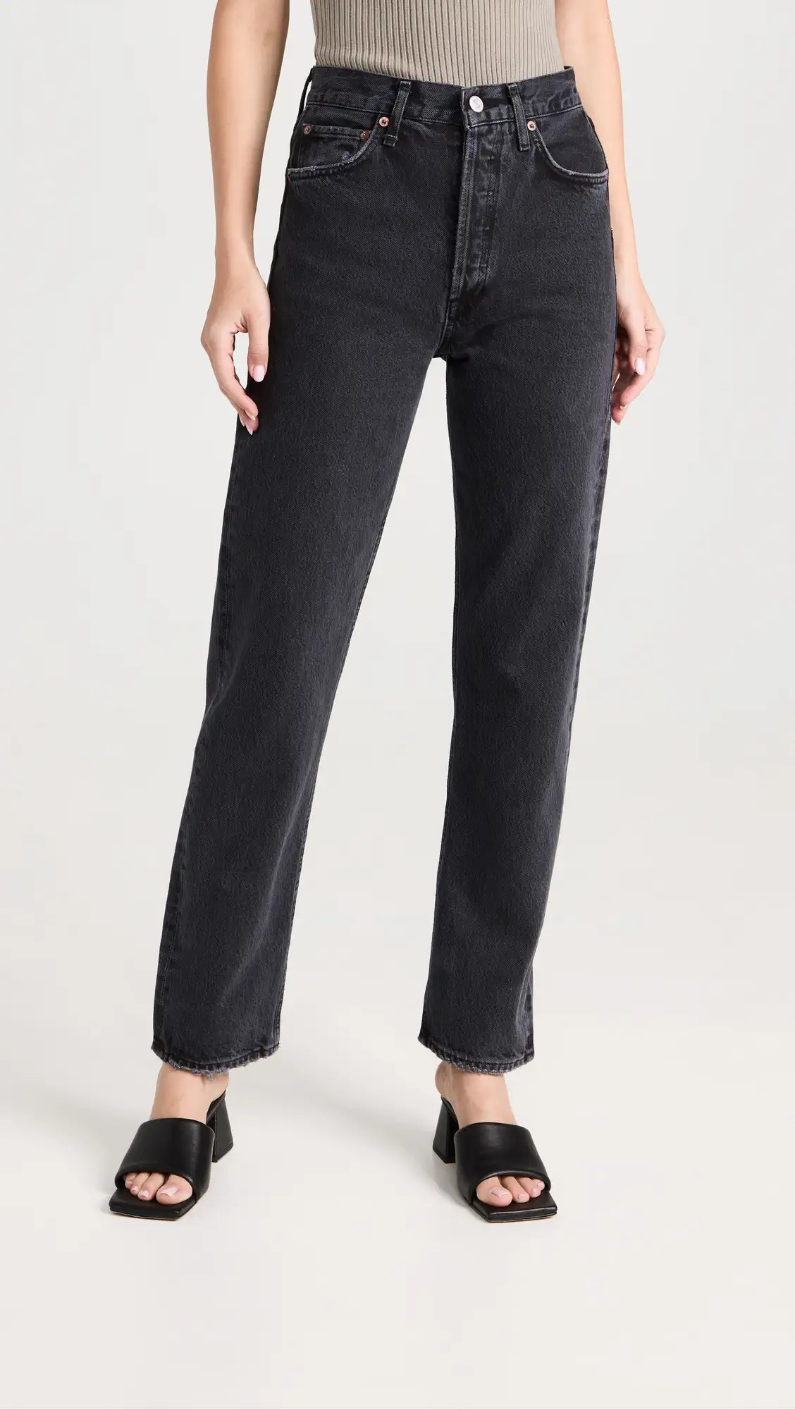 AGOLDE 90s Pinch Waist High Rise Straight Jeans | Shopbop | Shopbop