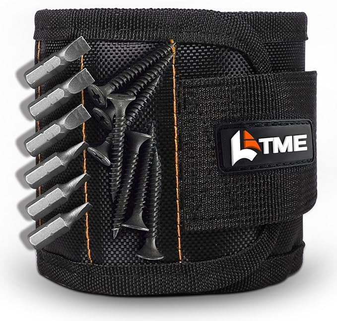 LATME Magnetic Wristband with 15 Strong Magnets for Holding Screws Nails Drill Bits-Best Armband ... | Amazon (US)