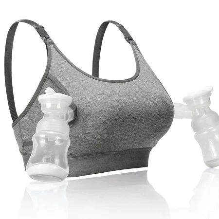 Momcozy Maternity Nursing Bra Hands Free Pumping Bra Maternity Breastfeeding Bras Suitable for Breas | Walmart (US)