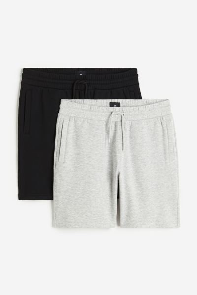 2-pack Regular Fit Sweatshorts | H&M (US + CA)