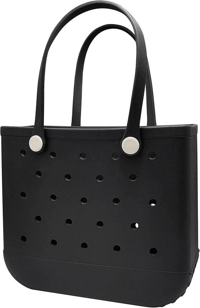 Rubber Beach Bag Waterproof Washable Tip-Proof Durable Tote Bag for Beach Boat Pool and Sports Mo... | Amazon (US)