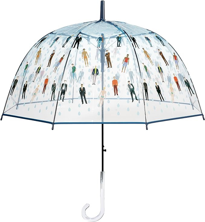 Raining Men Clear Bubble Dome Umbrella - Perfect White Elephant Gift, or Birthday Gift | Amazon (US)