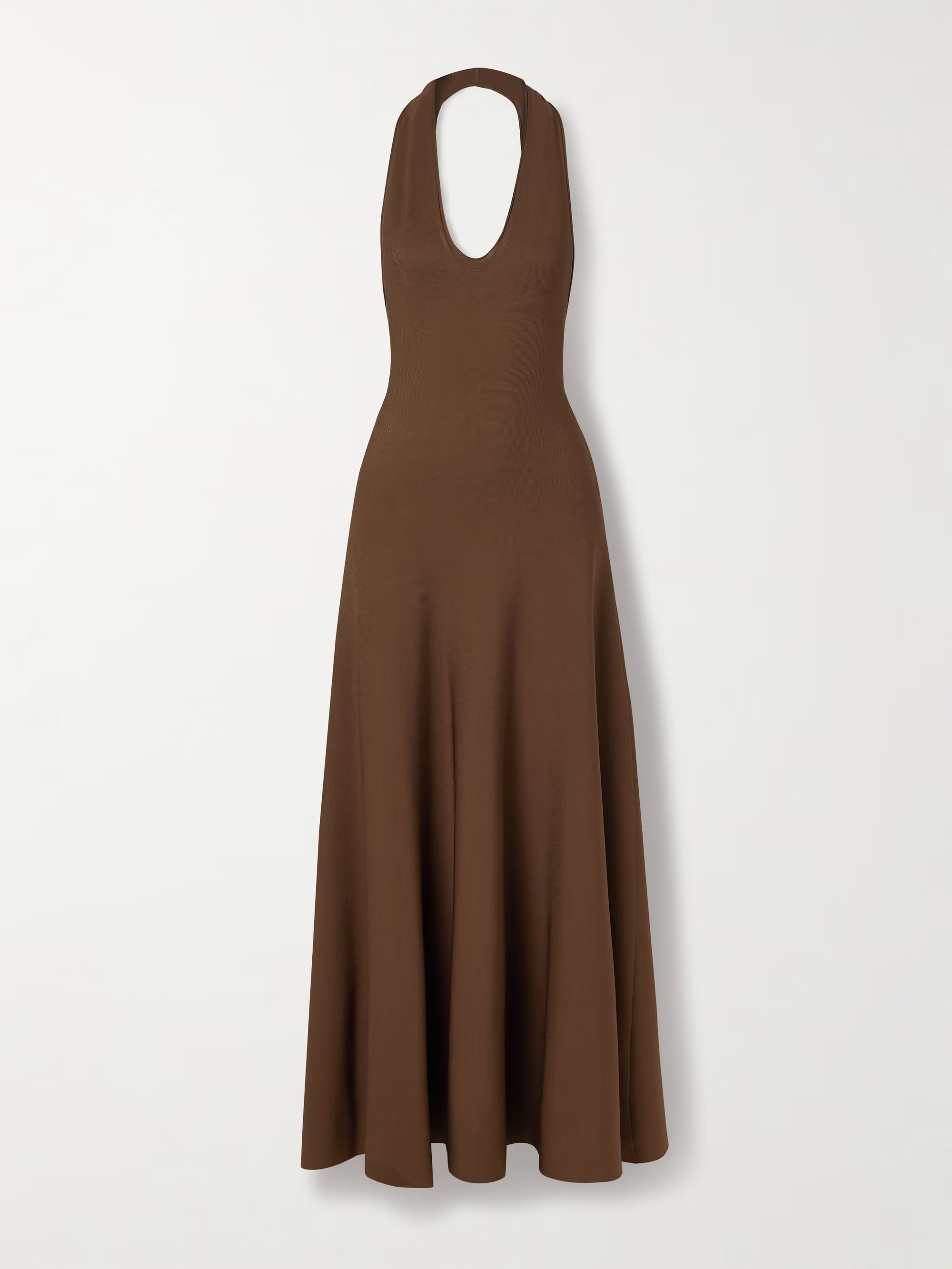 Melina stretch-knit halterneck maxi dress | NET-A-PORTER (US)