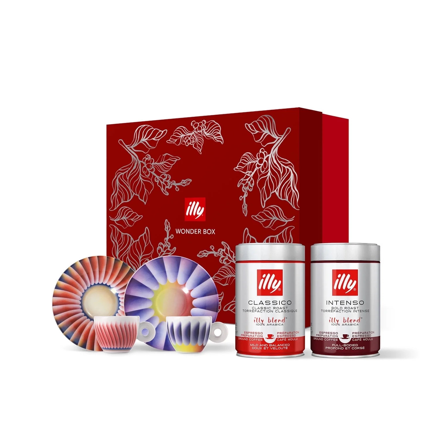 illy Coffee Judy Chicago Gift Set: illy Art Collection Cups & illy Espresso Ground Coffee (Classi... | Walmart (US)
