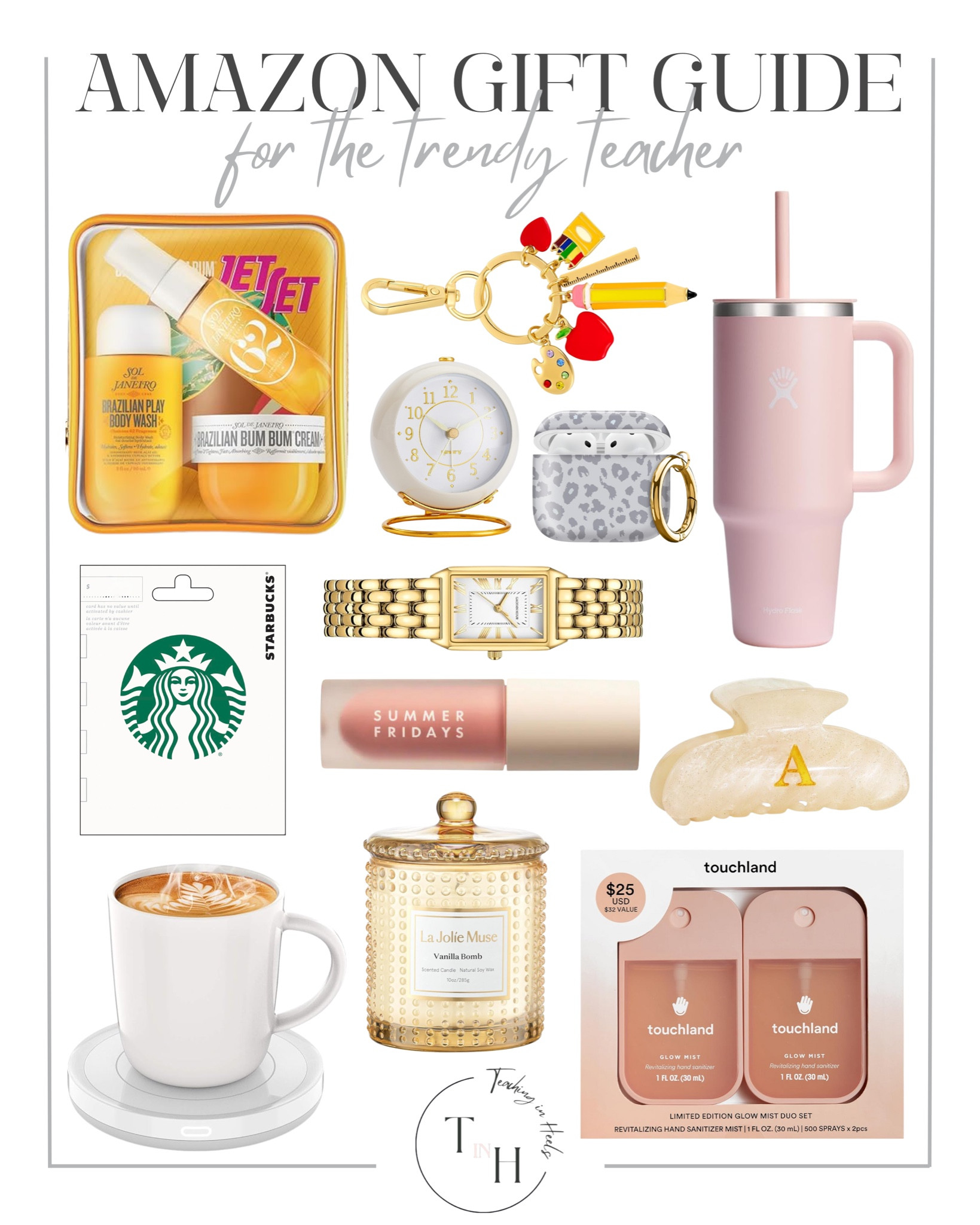 Amazon Holiday Gifts for Teachers

Cozy scented candles
Holiday gift cards
Personalized stationery
Teacher tote bags
Warm drink tumblers
Desk organizer gifts
Seasonal hand soaps
Classroom supply bundles
Festive snack boxes
Relaxation and self-care sets

#LTKSaleAlert #LTKGiftGuide #LTKHoliday
