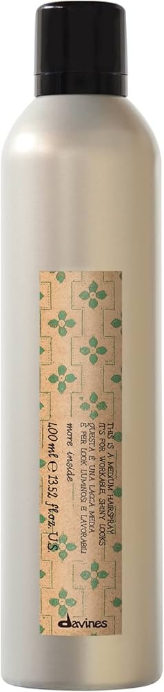 Davines This Is A Medium Hairspray, Easy To Brush Out, No Residue, Medium Hold Hairspray For All ... | Amazon (US)