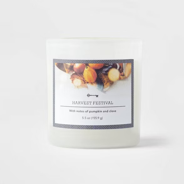 Glass Jar Harvest Festival Candle - Threshold™ | Target