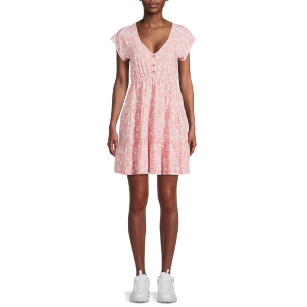 No Boundaries Juniors’ Baby Doll Dress - Walmart.com | Walmart (US)