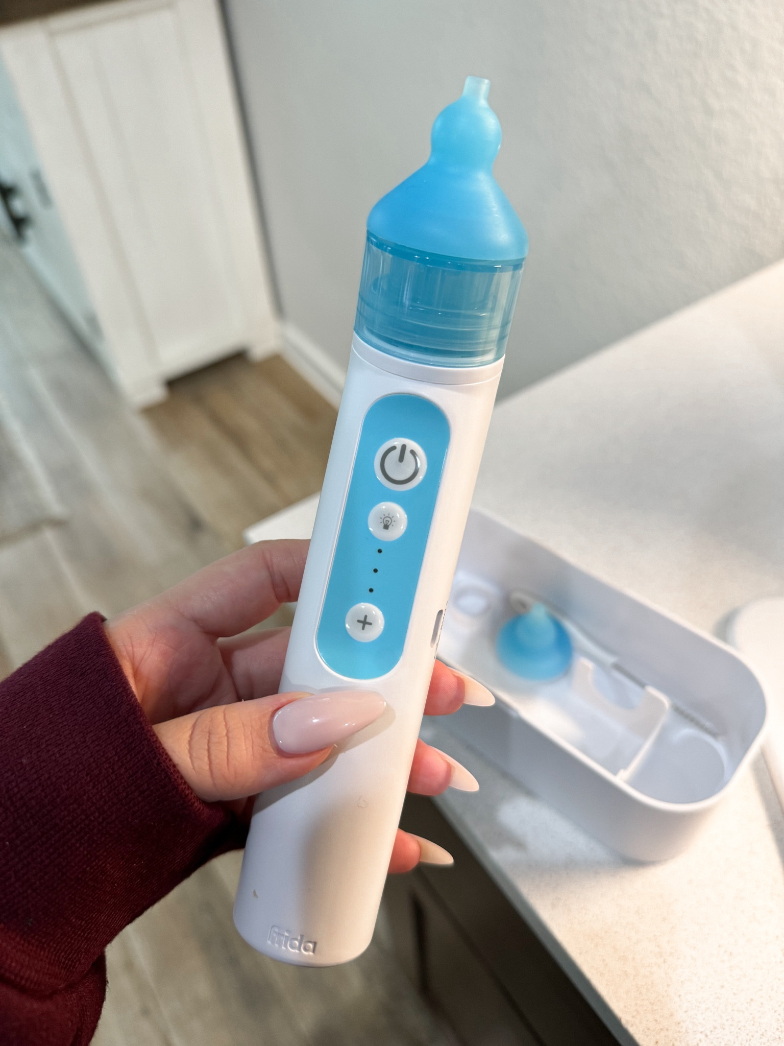 As a second time mom, this has been one of my favorite new products! With Reese we used the original snot sucker but this one is so much better. Highly recommend going electric 

Newborn must haves, baby must haves, sick baby, Frida baby, mom finds, mom hacks

#LTKKids #LTKBump #LTKBaby