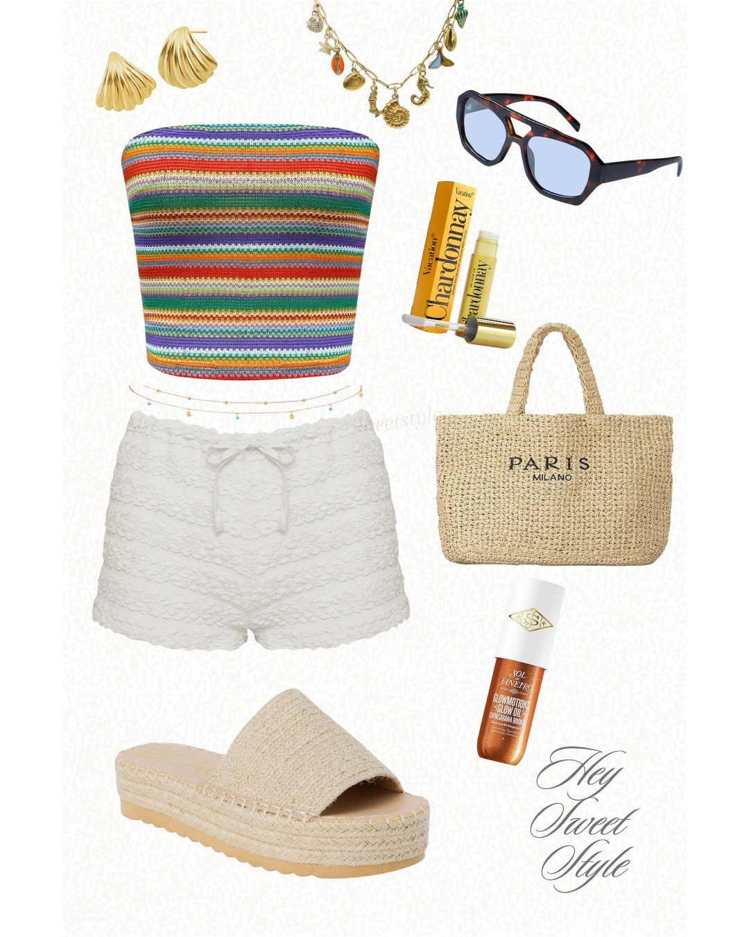 SUMMER STRIPES + WHITE RUFFLES ❤️💛💚💙🤍 - Beach Vacation Outfits on Amazon 🌴

#LTKTravel #LTKFindsUnder50 #LTKStyleTip