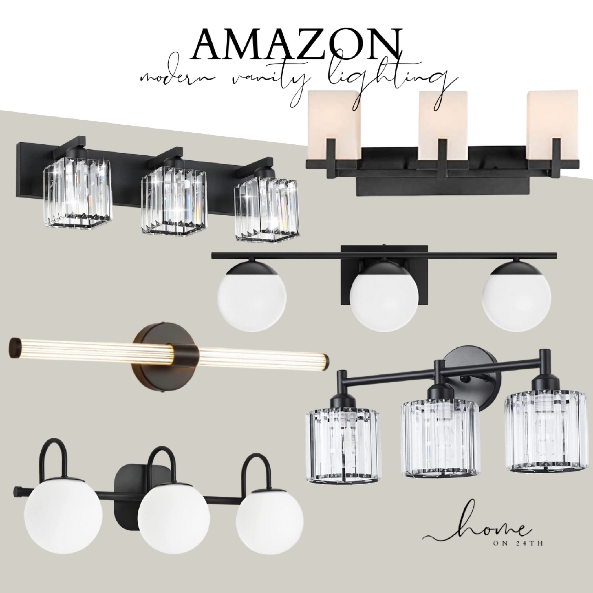 I’ve said it once and I’ll say it again…swapping out lighting in your home is one of the easiest upgrades you can make! These modern vanity lights are less than $100 from Amazon ❤️ 
.
Modern bathroom
3 light vanity light
Amazon home
Light bar
Milk glass
Crystal light fixture

#LTKhome #LTKunder100