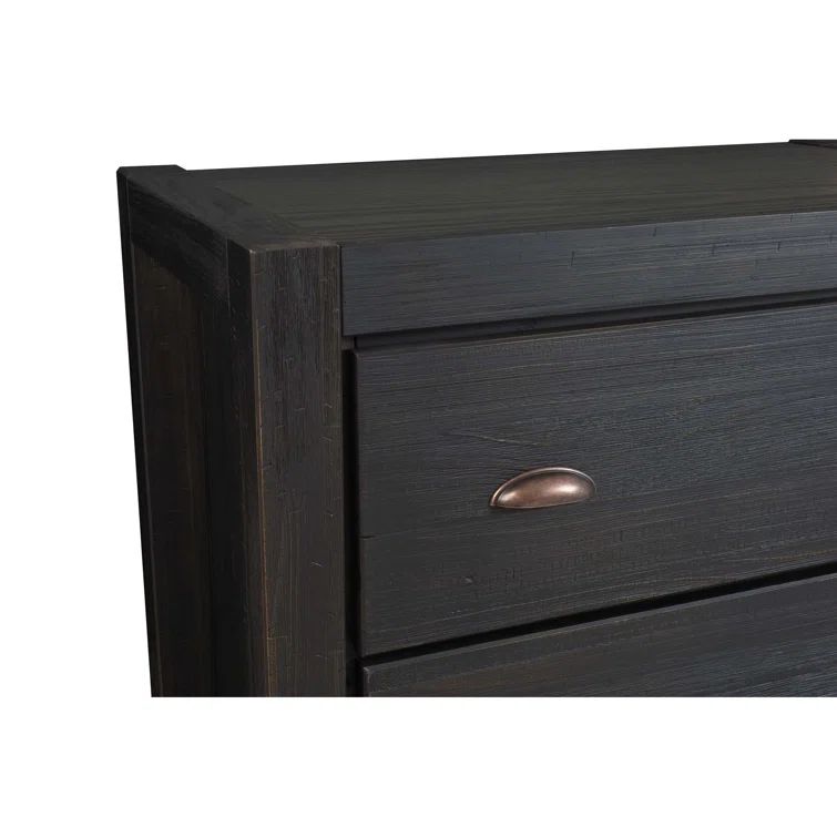 Montauk 5 Drawer 33" W Solid Wood Chest | Wayfair Professional