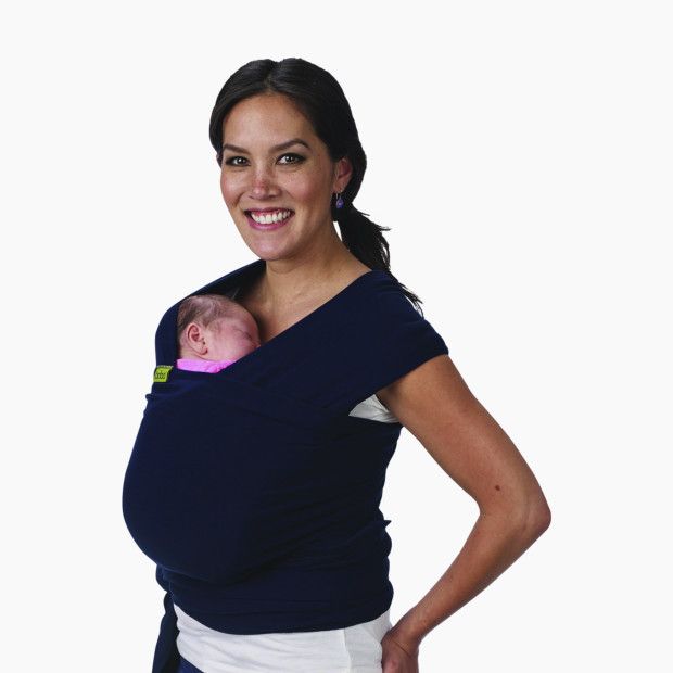 Boba Baby Wrap Carrier in Navy Size 0-18 months | cotton/spandex | Babylist