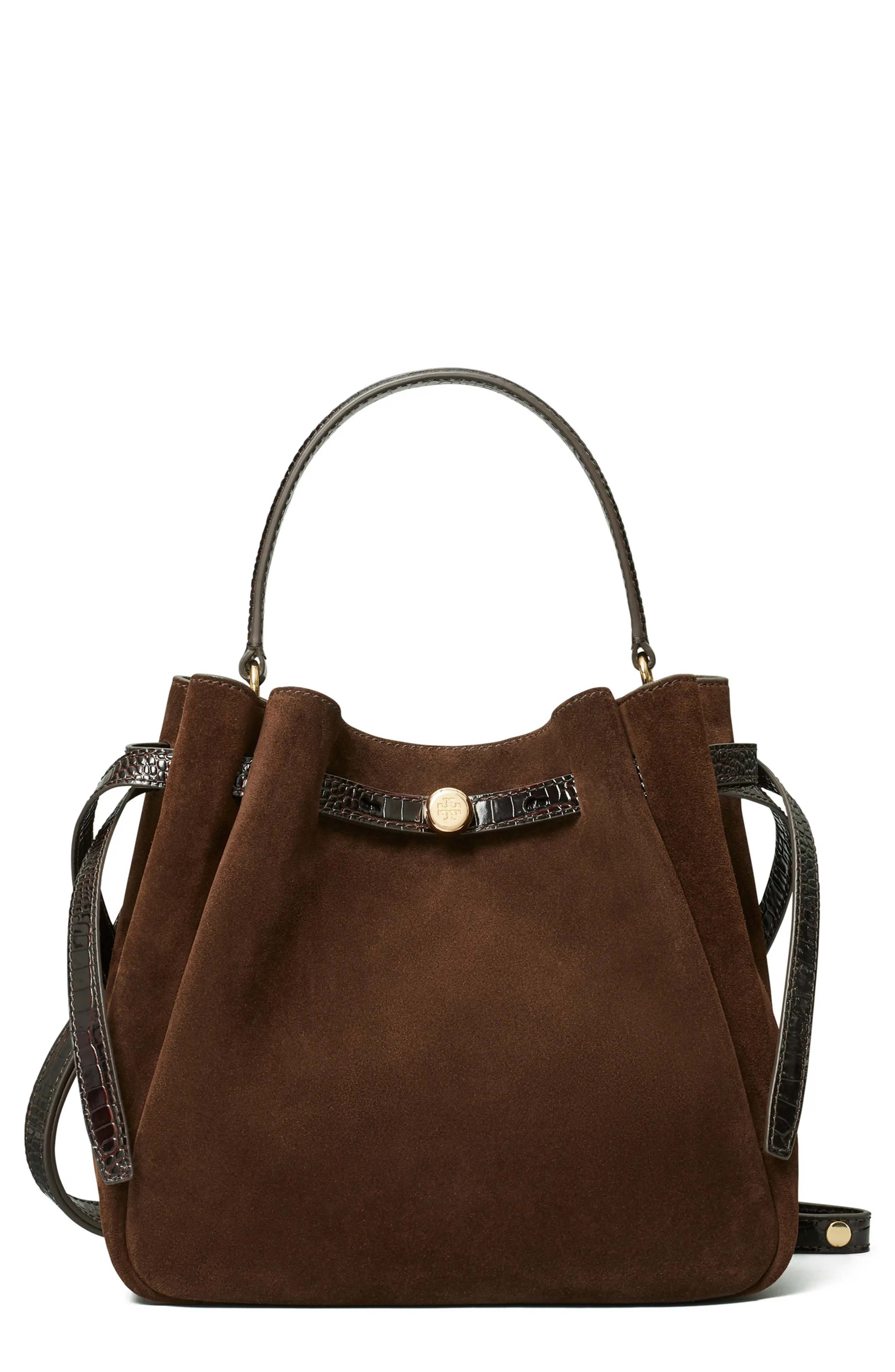 Tory Burch Romy Suede Bucket Bag (Women) | Nordstrom | Nordstrom