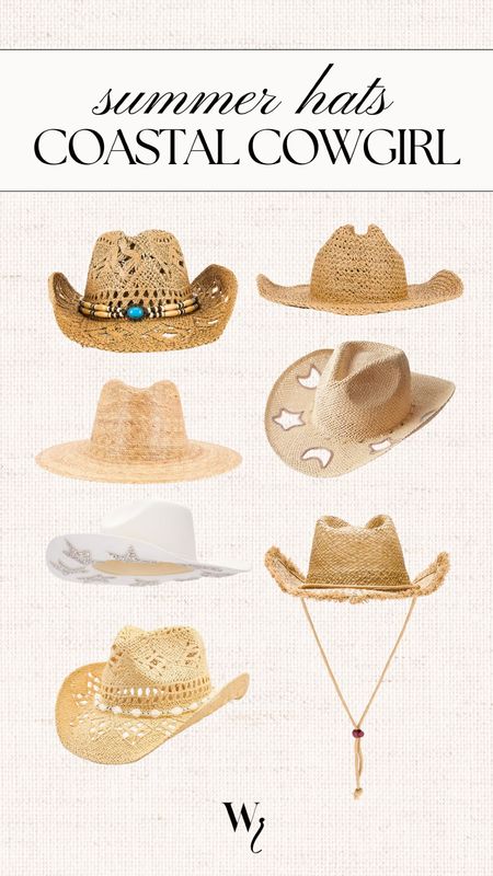 Coastal cowgirl cowboy hats 

#LTKStyleTip #LTKTravel #LTKFindsUnder50