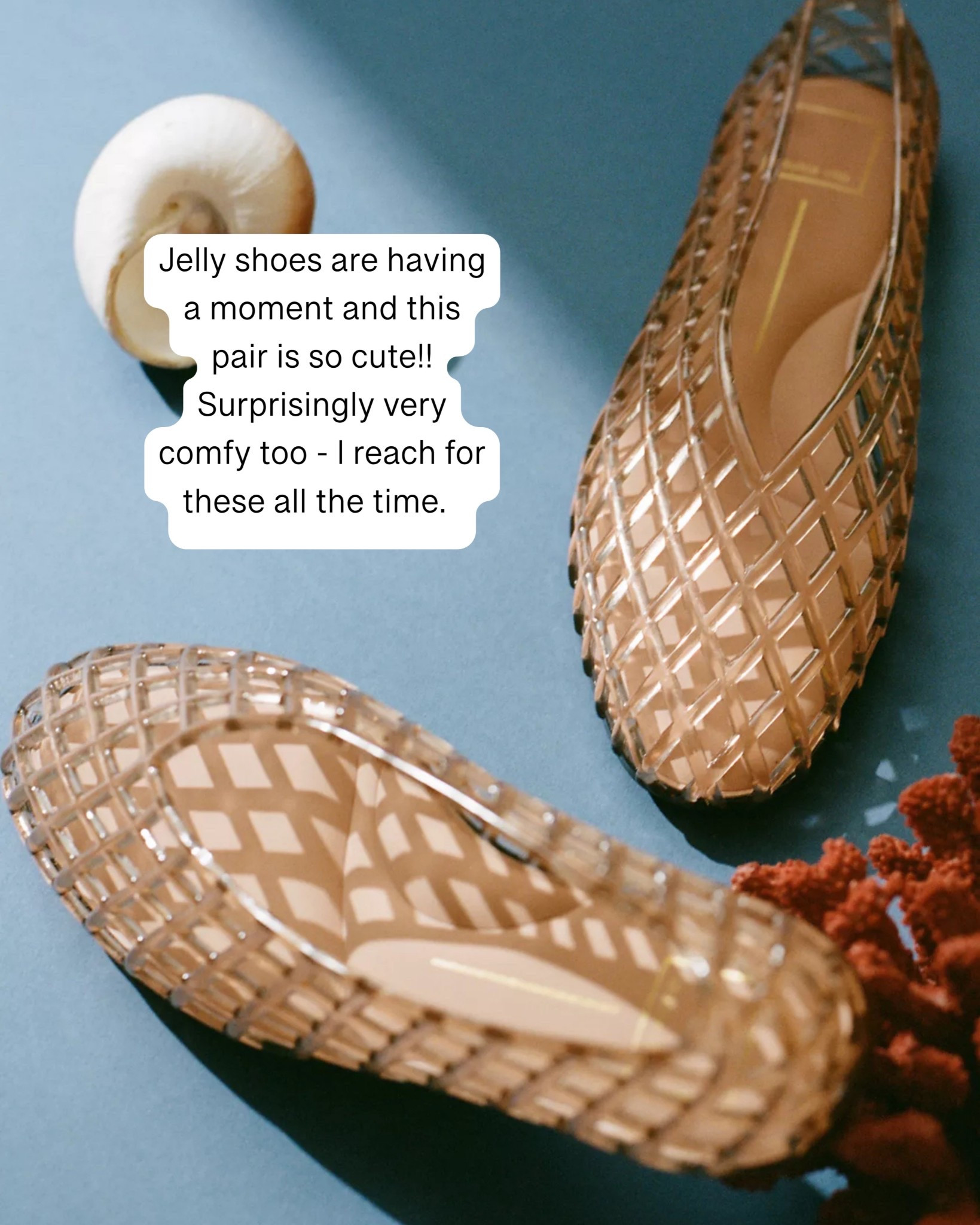 Jelly shoes are having a moment and this pair is so cute!! Surprisingly very comfy too - I reach for these all the time.  

#LTKSeasonal #LTKOver40
