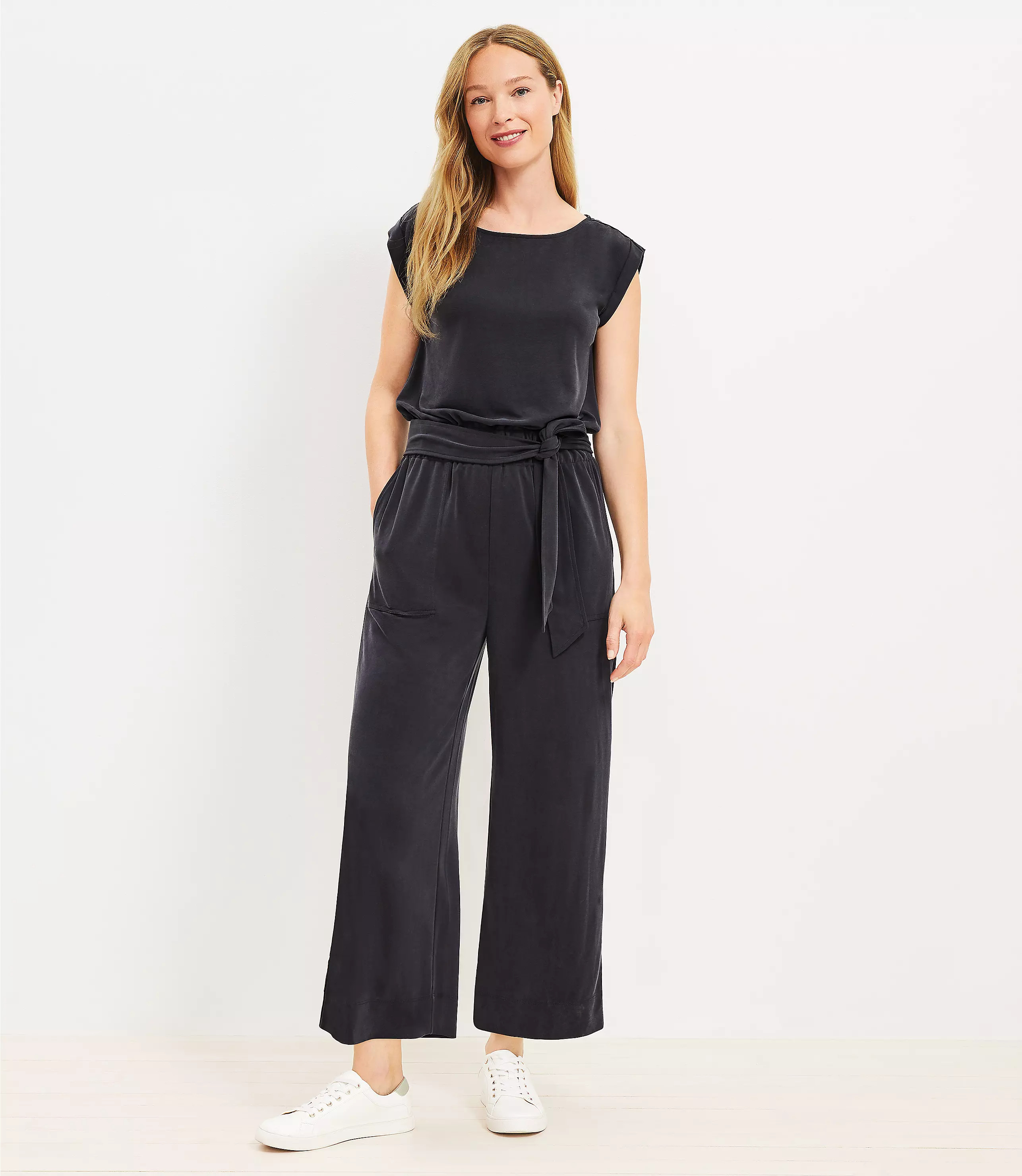 Lou & Grey Sandwashed Jumpsuit | LOFT
