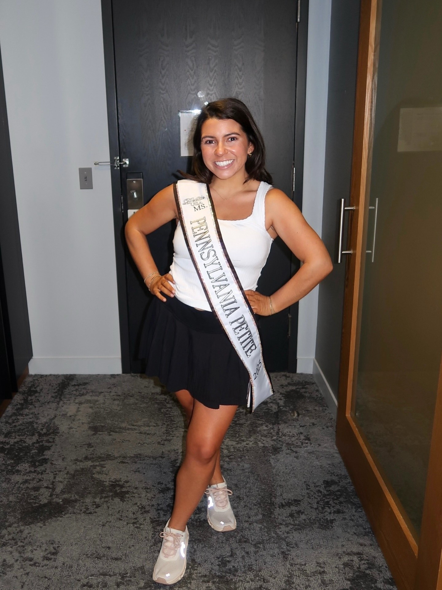 Before pageant rehearsal in Chicago 🩷 Feeling comfy and confident in this cute fit! Perfect for busy days when you’re on the go but still want to feel put together.

#LTKTravel #LTKActive #LTKPetite