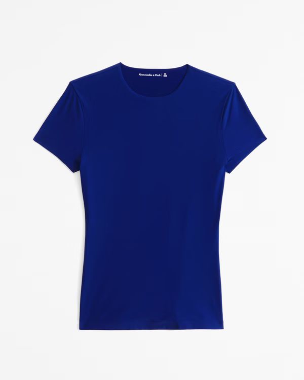 Soft Matte Seamless Tuckable Baby Tee | Abercrombie & Fitch (US)