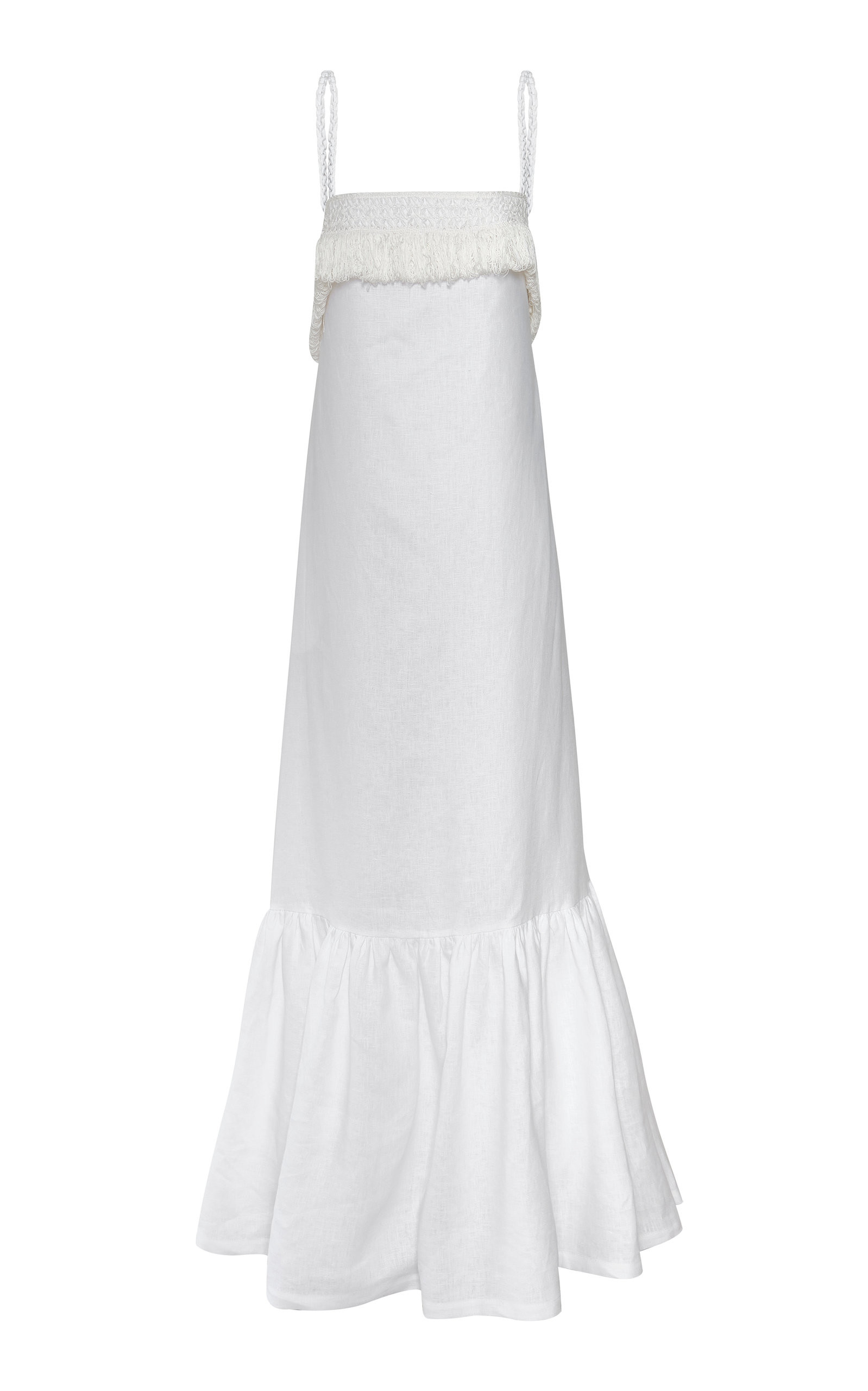 Caribe Embellished Linen Maxi Dress | Moda Operandi (Global)