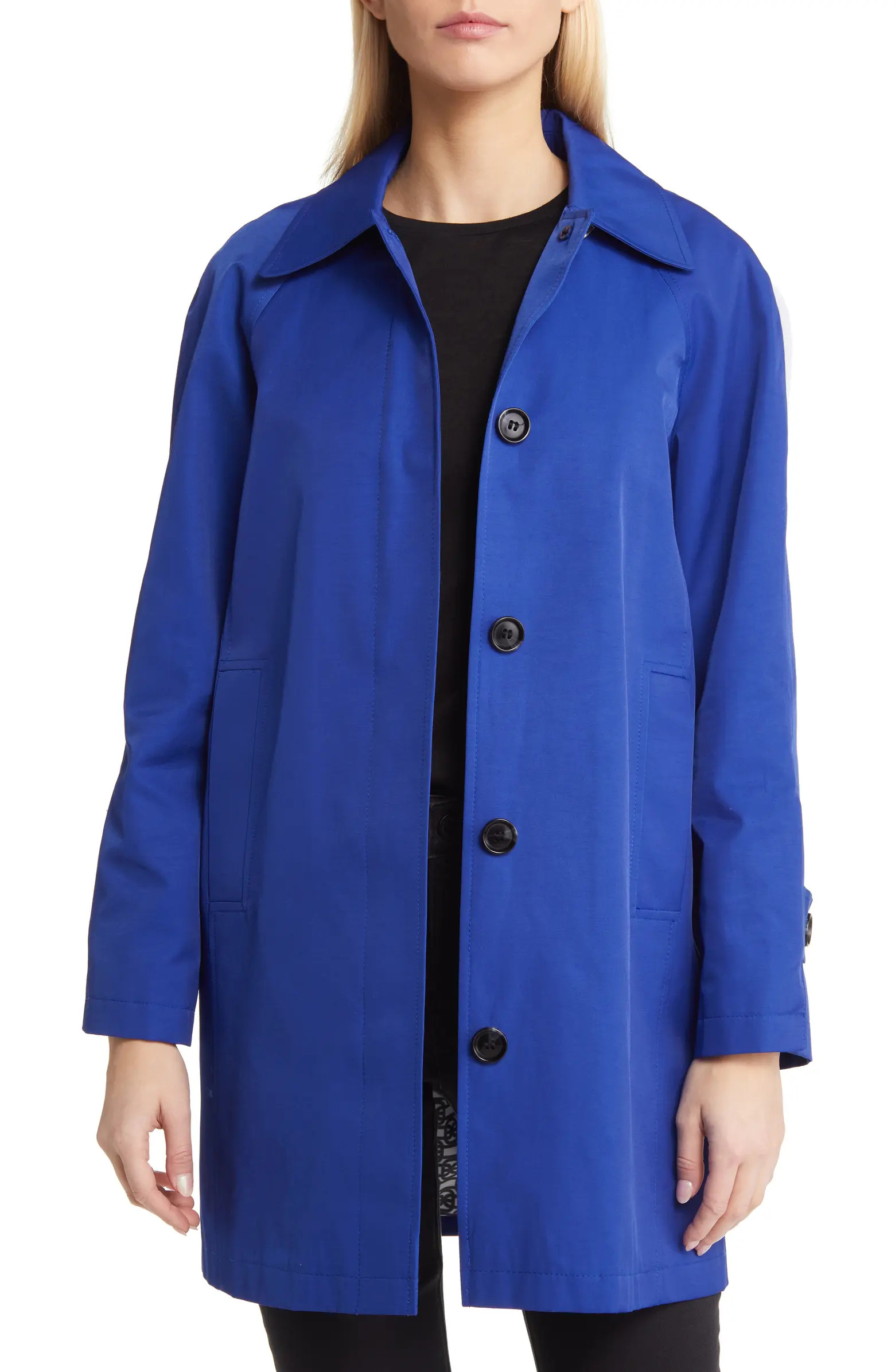 Mac Water Repellent Cotton Blend Raincoat | Nordstrom