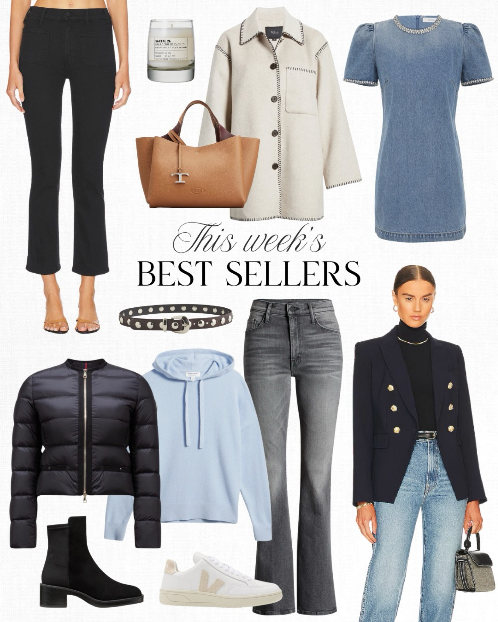 This Veronica Beard blazer has been a staple in my wardrobe for years and it still lives up to the hype. It works for all sizes and I talked about it in a recent blog post. This Madewell belt is finally back in stock and a great substitution for the Khaite belt. Lastly, Nordstrom just came out with a new cashmere hoodie and I love this light blue color 😍

#LTKGiftGuide #LTKSaleAlert #LTKFindsUnder100