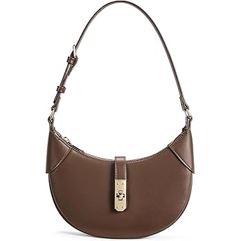 BOSTANTEN Shoulder Bags for Women Small Crescent Moon Underarm Purse Trendy Vegan Leather Handbag | Amazon (US)