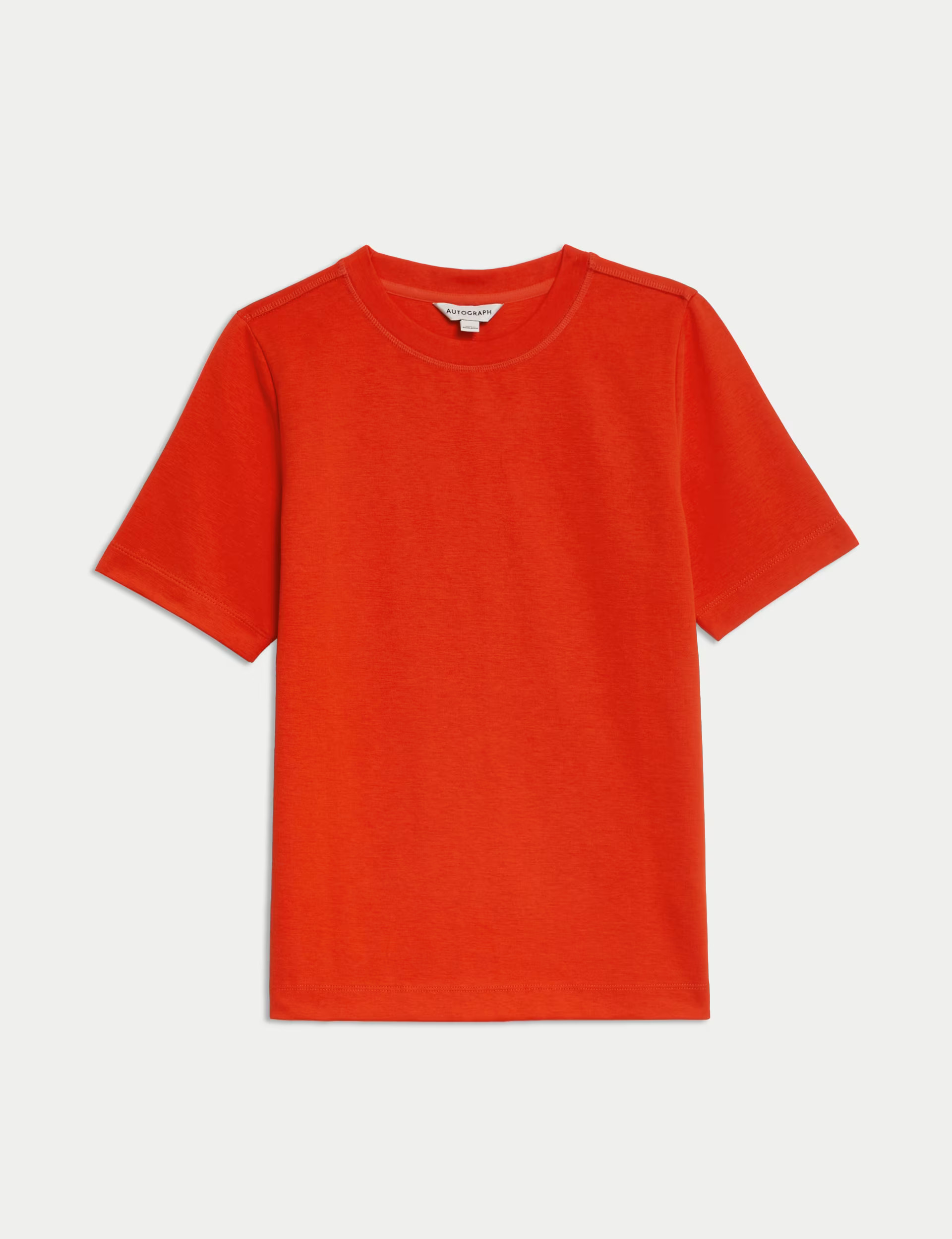 Cotton Rich Crew Neck T-Shirt | Marks & Spencer (UK)