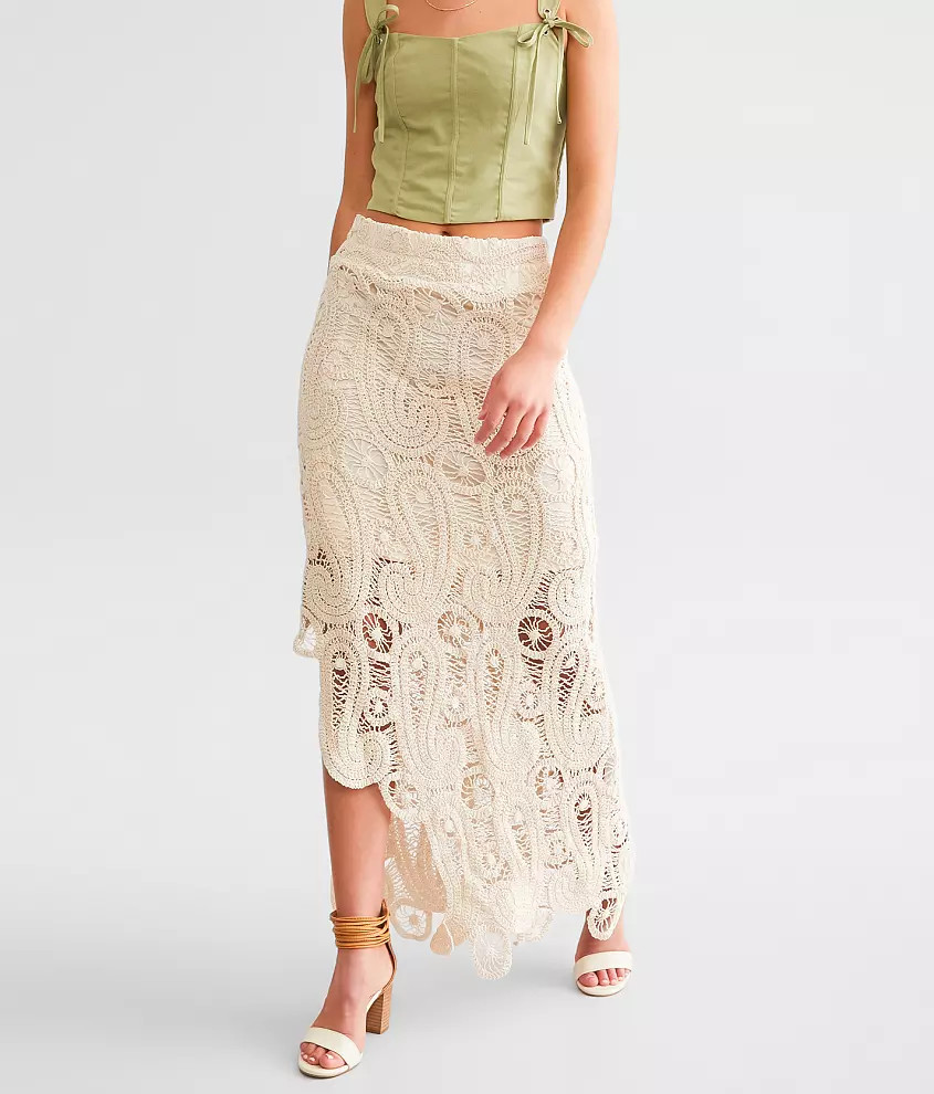 Crochet Maxi SkirtMiss MePrice $94.00Rated 5 out of 5 stars by 1 reviewer1 ReviewWhat do you want... | Buckle