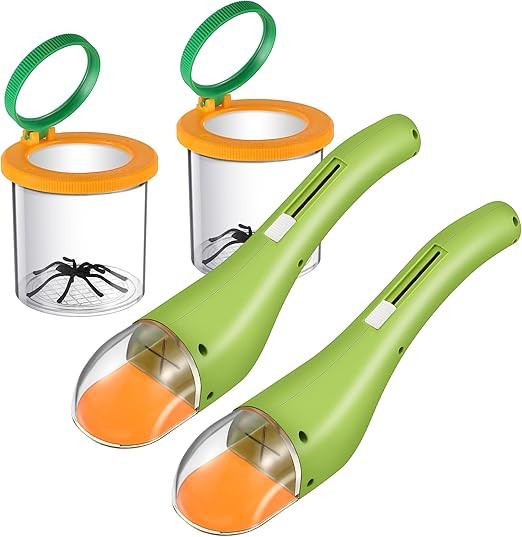 2 Pack Insect Bug Catcher with Magnifying Insect Bug Box, Contactless Quick Release Insects Catch... | Amazon (US)