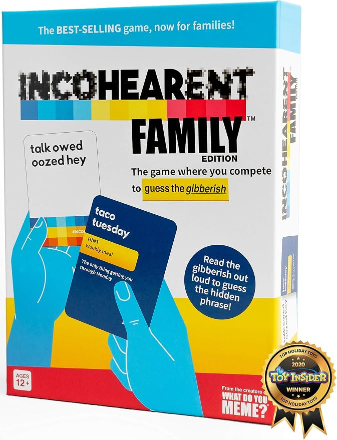 Incohearent Family Edition - The Family Game Where You Compete to Guess The Gibberish - by What D... | Amazon (US)
