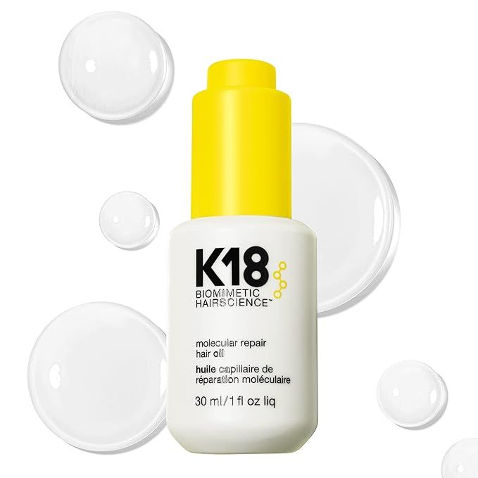 K18 Molecular Repair Hair Oil - Weightless Oil for Stronger, Healthier Hair (30 ml)       Send to... | Amazon (US)