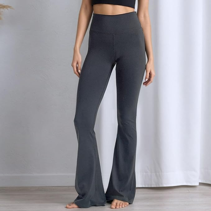 High Waisted Flare Leggings for Women - Bootcut Yoga Pants with Tummy Control, Perfect for Casual... | Amazon (US)