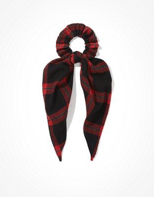 AEO Buffalo Check Scarf Scrunchie | American Eagle Outfitters (US & CA)
