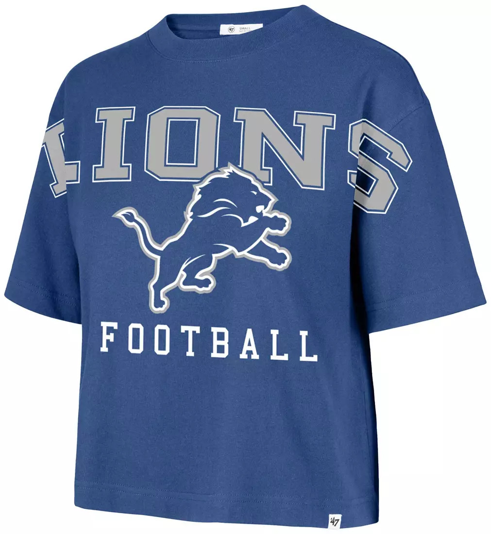 '47 Women's Detroit Lions Blue Outreach T-Shirt | DICK'S Sporting Goods