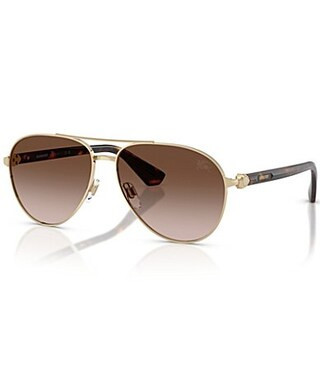 Burberry Men's BE3167 59mm Aviator Sunglasses - Light Gold | Dillard's