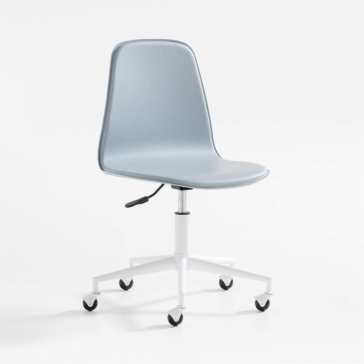 Class Act Mist Blue Adjustable Kids Desk Chair + Reviews | Crate & Kids | Crate & Barrel
