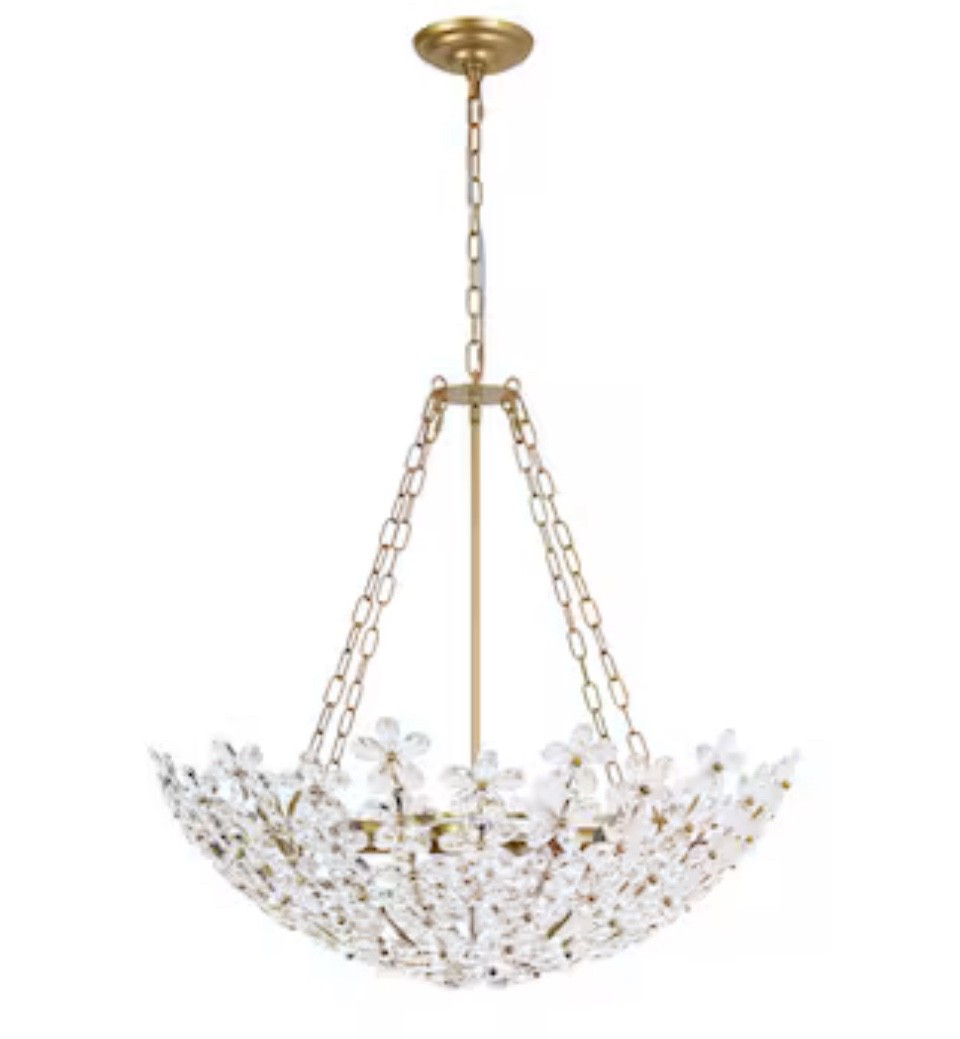 Recreating a luxury room in a budget with Zicbol 6 -Light Gloss Gold Art glass Metal Chandelier
✨✨🪩🪩

#LTKHome