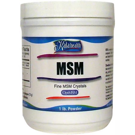 Kala Health MSM Pure Powder (OptiMSM) Fast Dissolving Fine Crystals (1- Lbs Container) | Walmart (US)