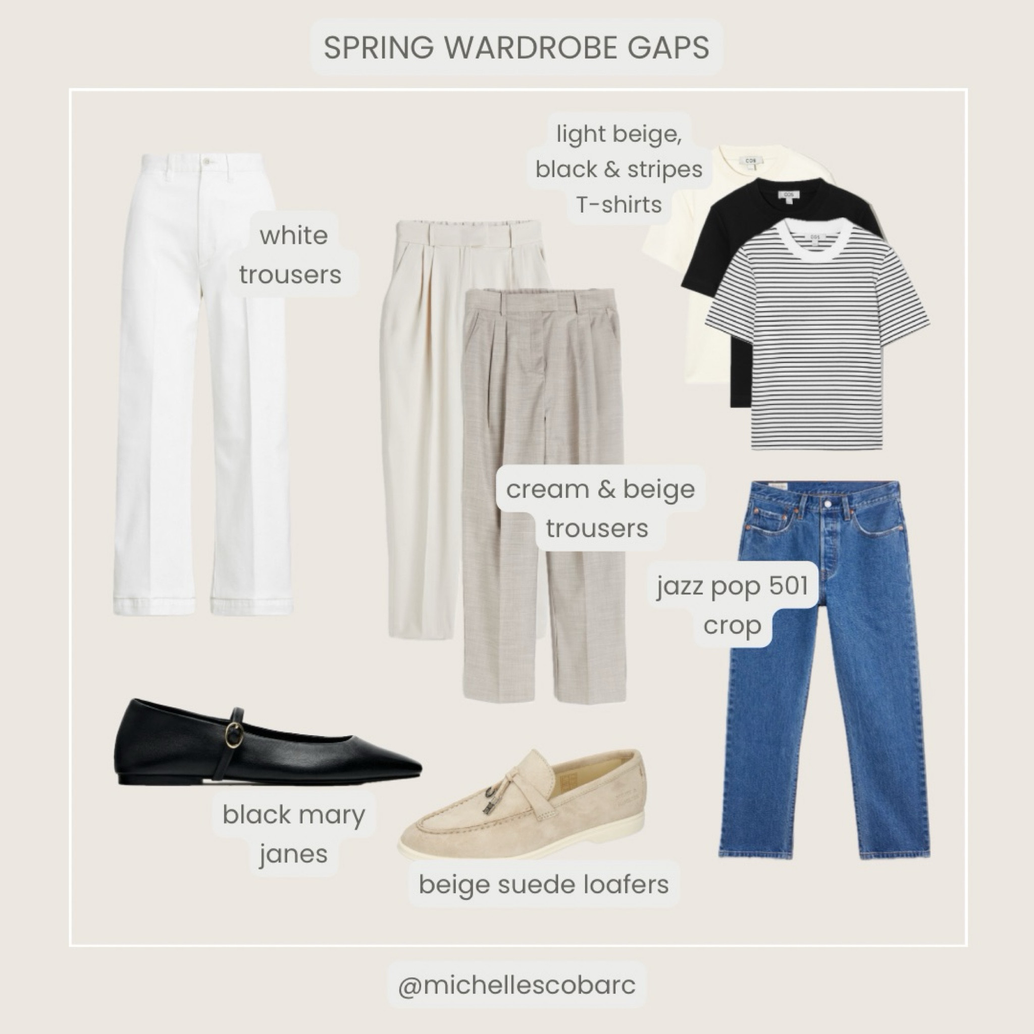 SPRING WARDROBE GAPS| Every time that I do my wardrobe switch for the season I try to identify which things I'm currently missing in my wardrobe to add them to my yearly wishlist, so here are the things I'm missing in my spring wardrobe at the moment! 🌸✨

#LTKeurope #LTKSeasonal #LTKfindsunder50