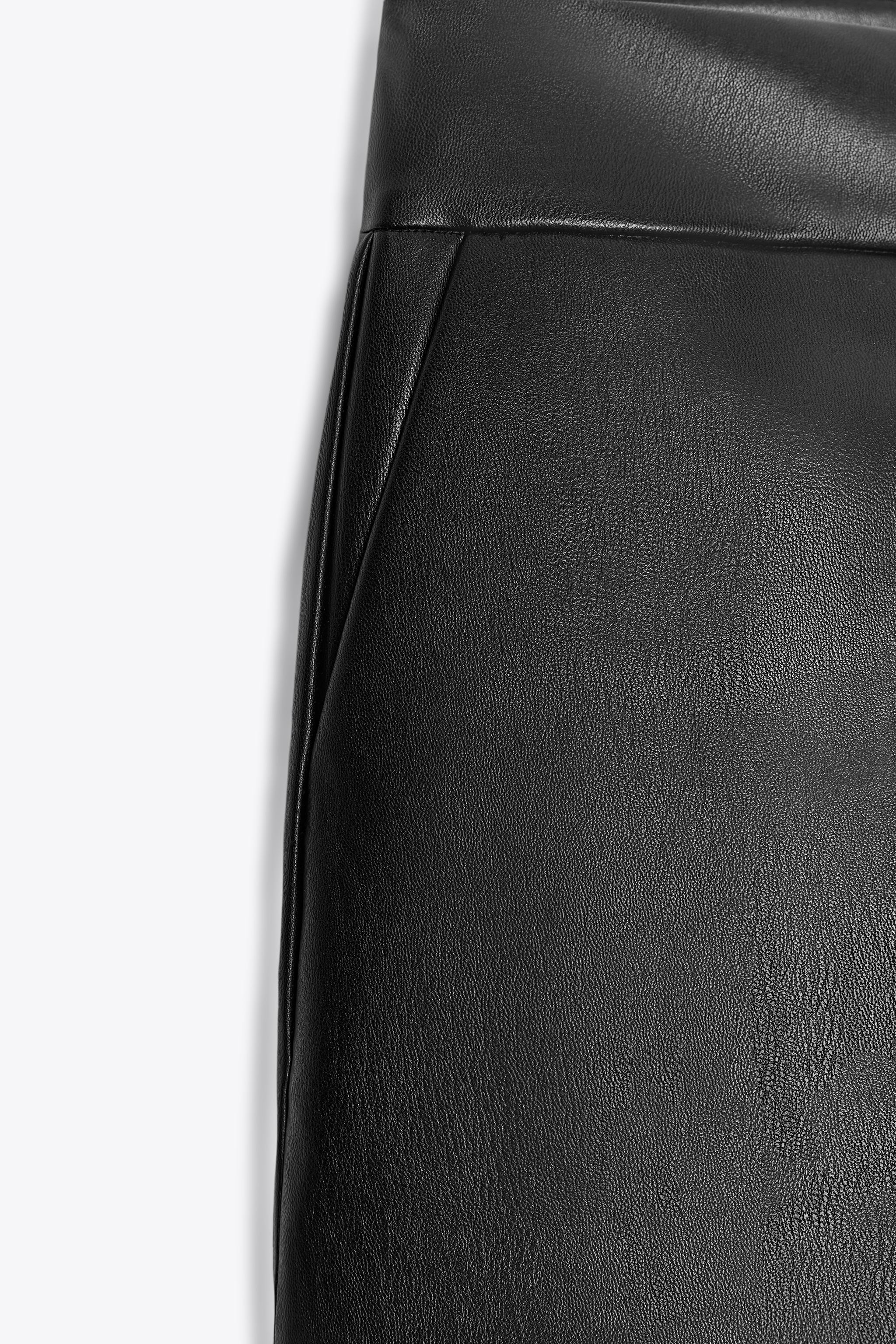 FAUX LEATHER MINI SHORTS | Zara US
