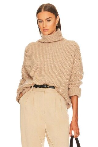 ANINE BING Sydney Sweater in Camel from Revolve.com | Revolve Clothing (Global)