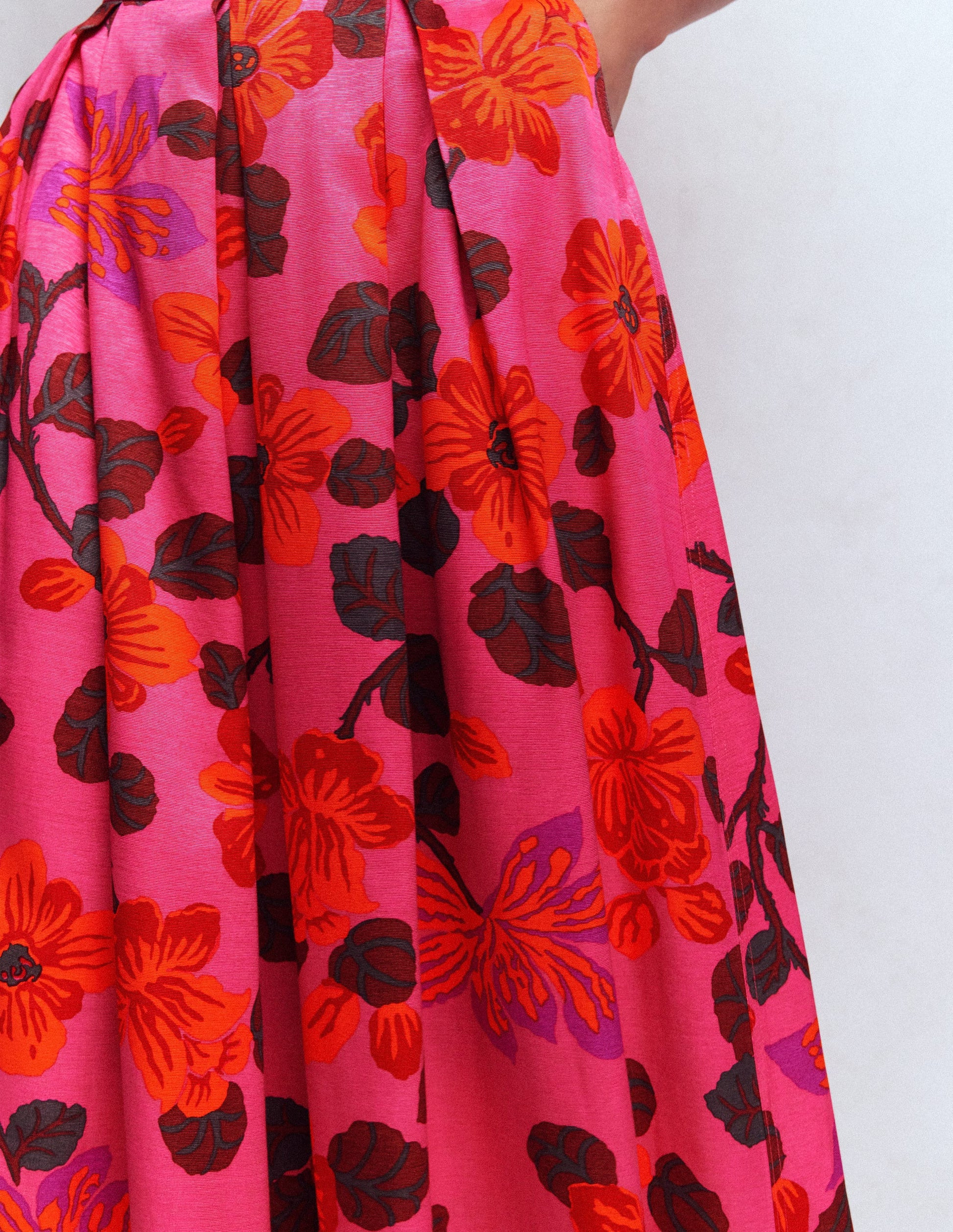 Verity Maxi Skirt-Pink, Elaborate Blossom | Boden (US)